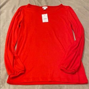 J Crew Red Tee